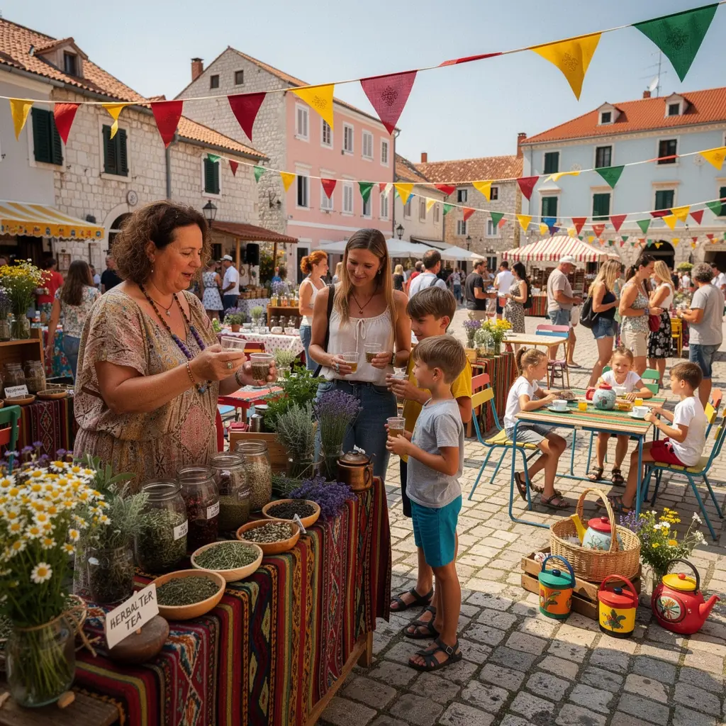 Zeleni čaj s mirisom mente u elegantnoj šalici.